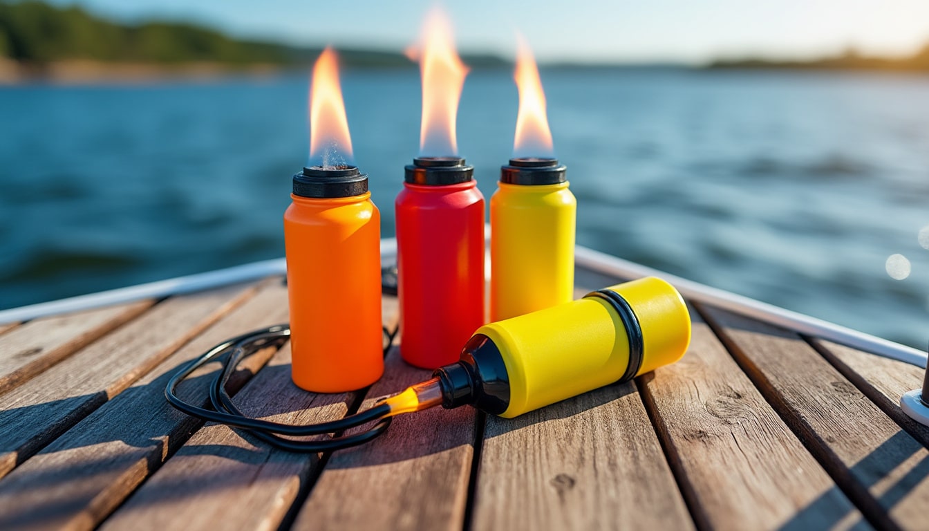découvrez notre sélection du kit 3 feux à main pour bateau sur amazon, l'équipement essentiel pour votre sécurité en mer.